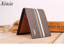 Load image into Gallery viewer, Men Wallets work Business Striped Short